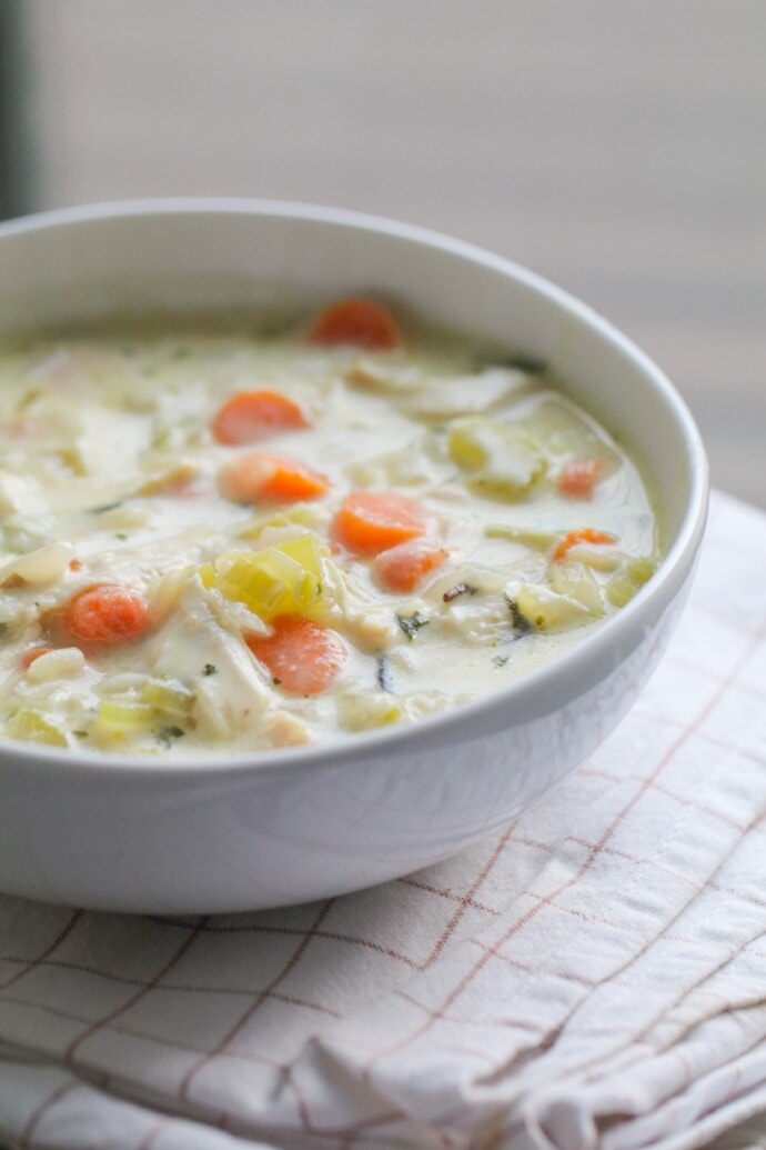 Creamy Chicken Wild Rice Soup Lauren S Latest