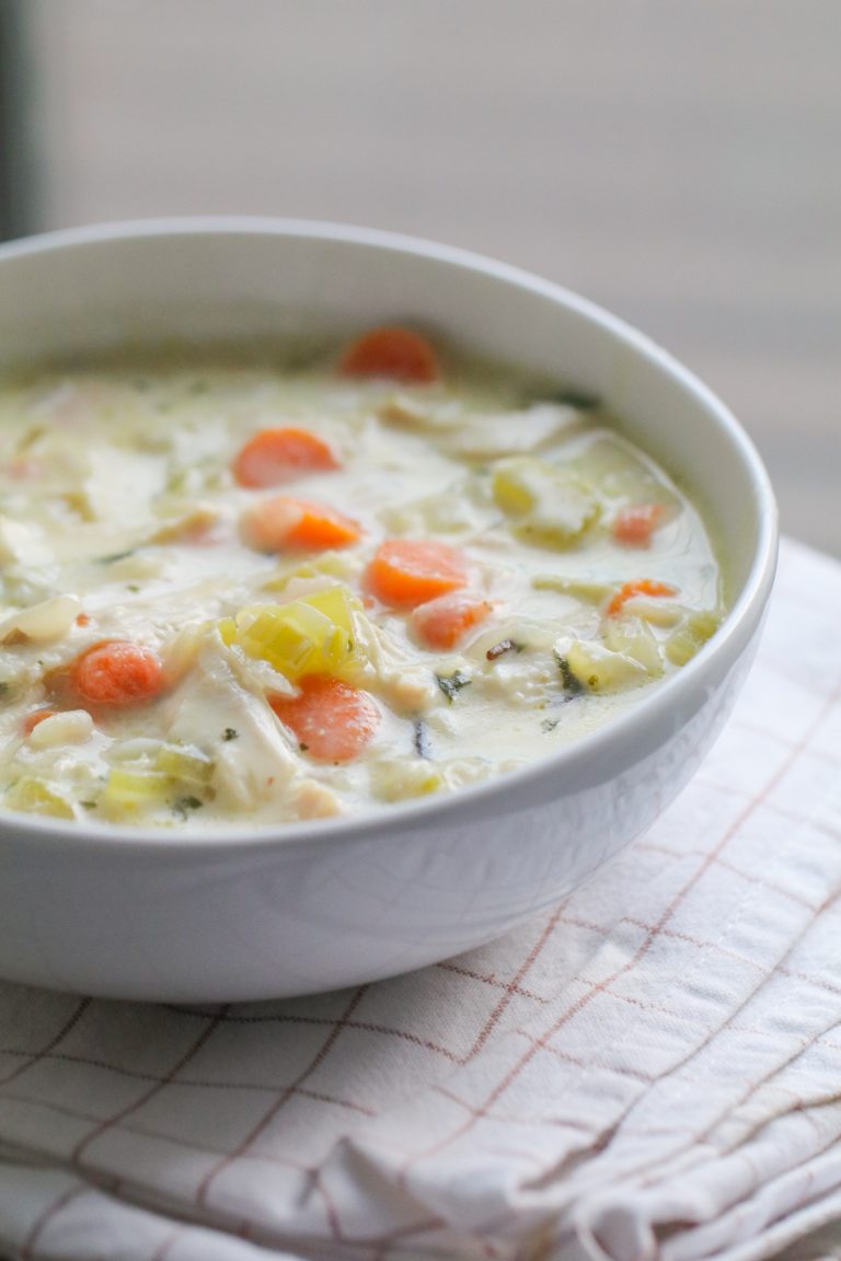 Creamy Chicken Wild Rice Soup - Lauren's Latest