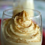 Egg Nog Mousse with Gingersnap Crumbles