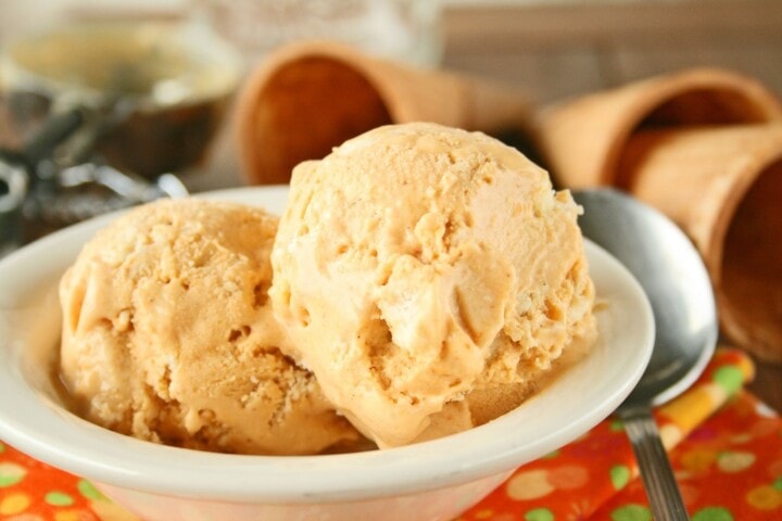 Homemade Pumpkin Pie Ice Cream - Lauren's Latest