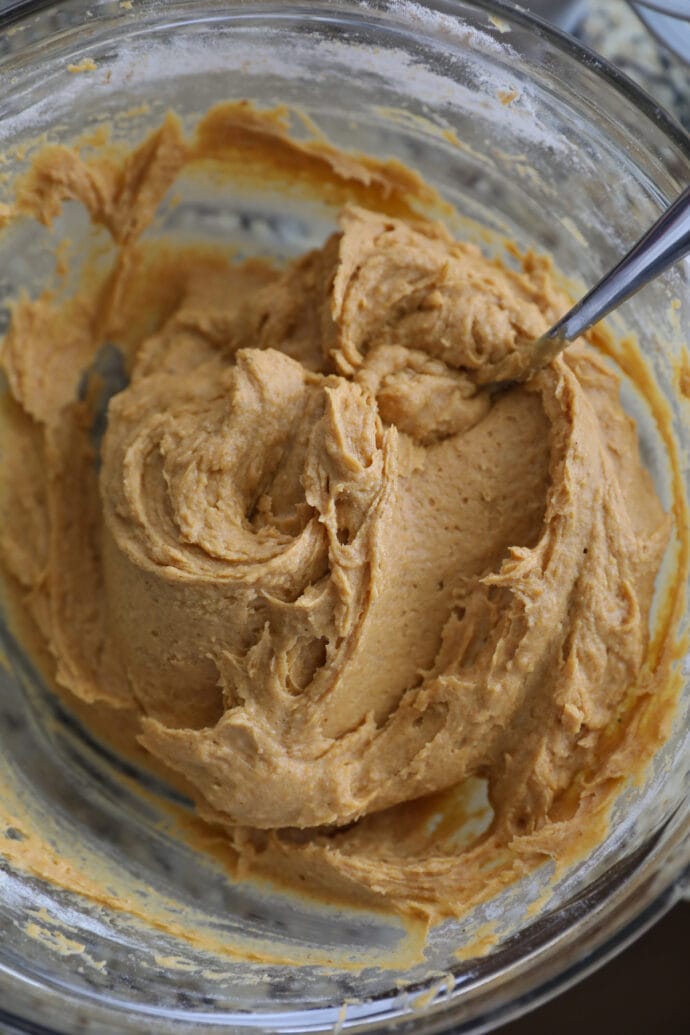 Caramel Filled Pumpkin Blondies - Lauren's Latest