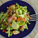 Warm Asparagus and Brussels Sprouts Salad
