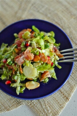 Warm Asparagus and Brussels Sprouts Salad