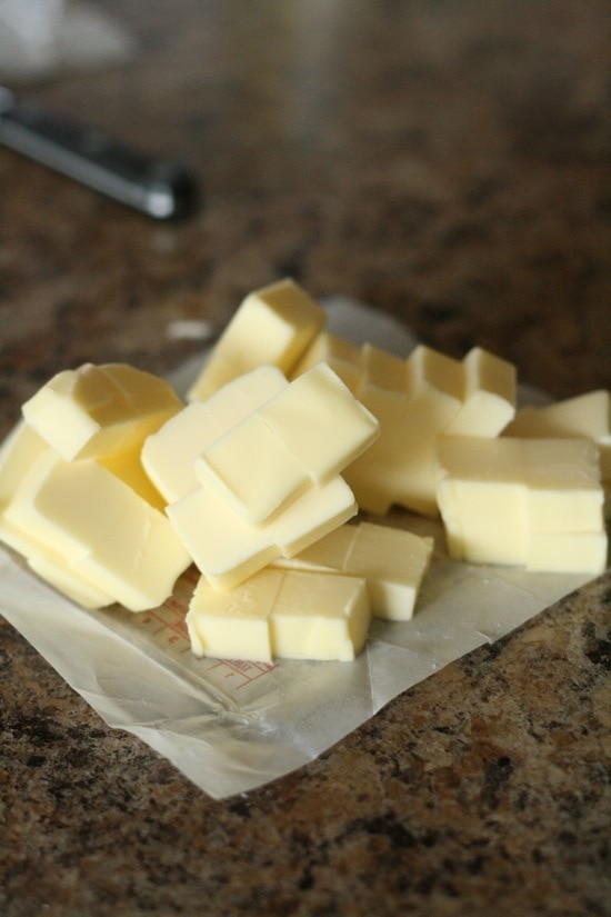 butter cubed