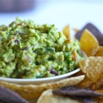 Grilled guacamole