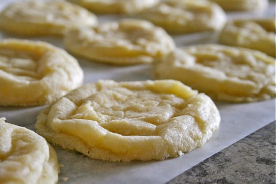 Lemon crinkle cookies