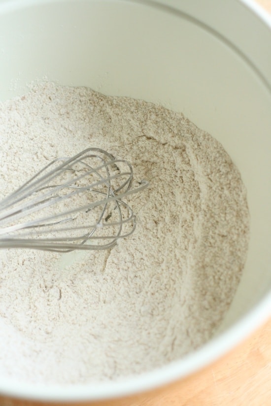 Dry ingredients mixed
