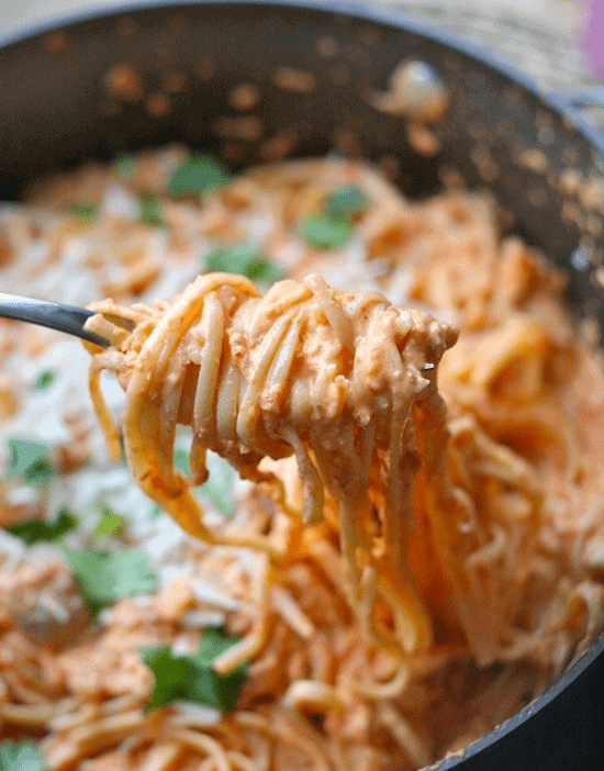 roasted red pepper goat cheese alfredo