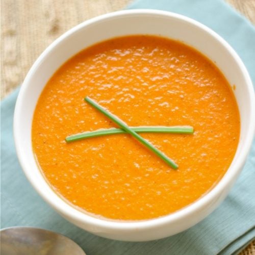 Secret Ingredient Healthy Tomato Basil Soup – A Simple Palate