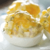 ham and cheese deviled eggs