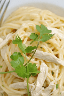 chicken white cheddar spaghetti