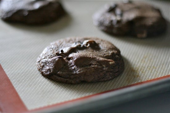 Chewy Double Chocolate Oreo Chunk Cookies