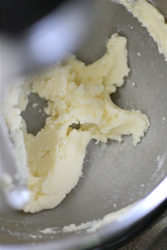 Butter in mixer