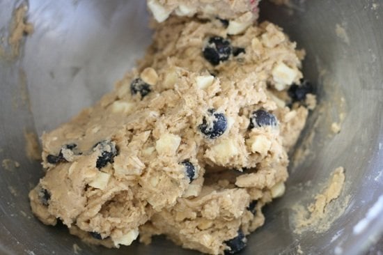 Blueberry Oatmeal Cookie Dough