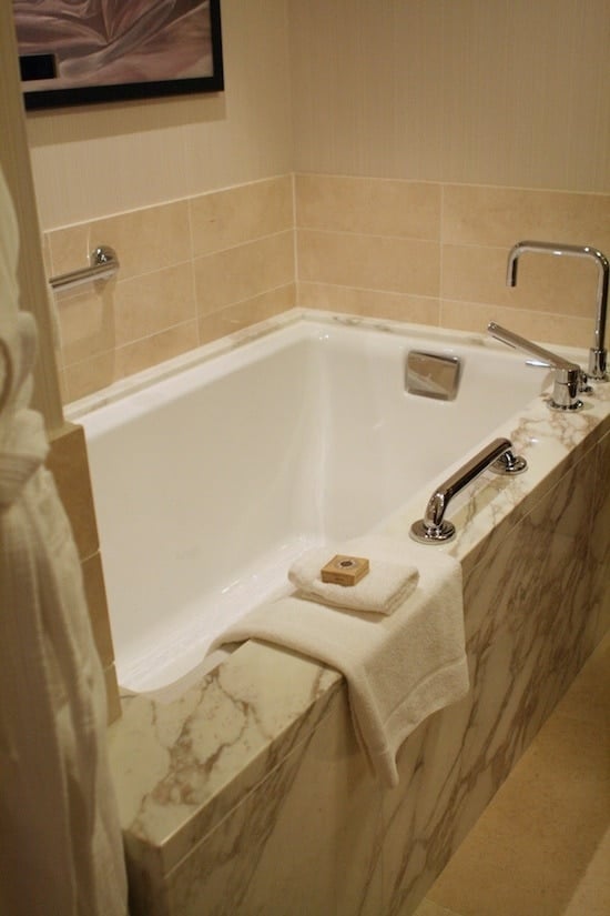 Hotel bathtub
