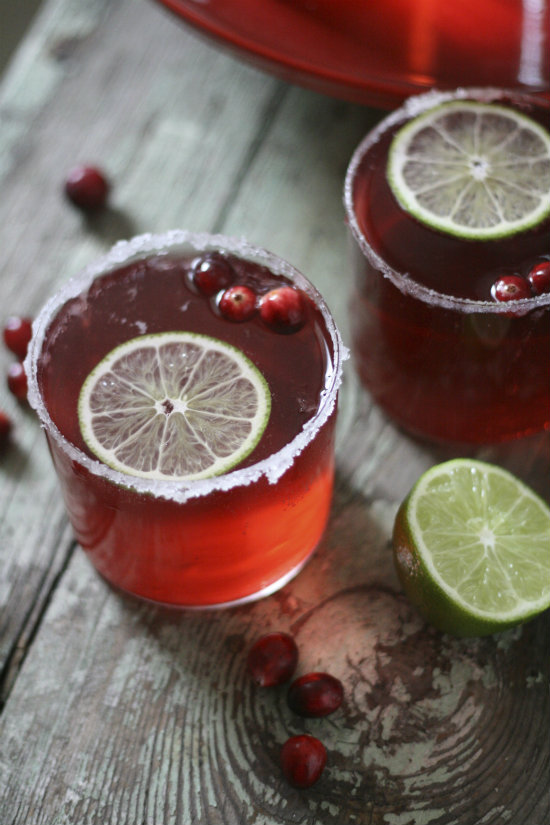 Cranberry Lime Sparkler | Lauren's Latest