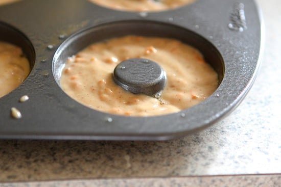batter in baking pan