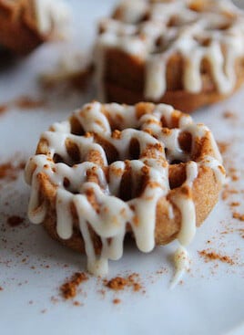 snickerdoodle waffle cookies