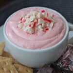 candy cane marshmallow dip