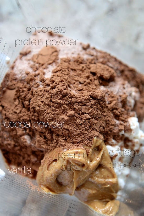 Chocolate Peanut Butter Protein Shake Ingredients
