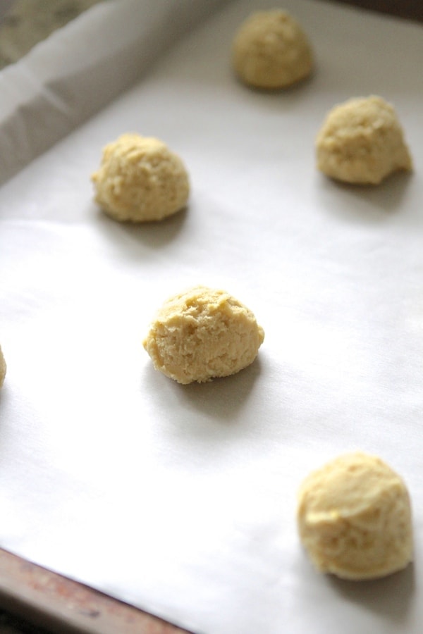 lemon cookie dough balls