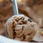 homemade snickers ice cream