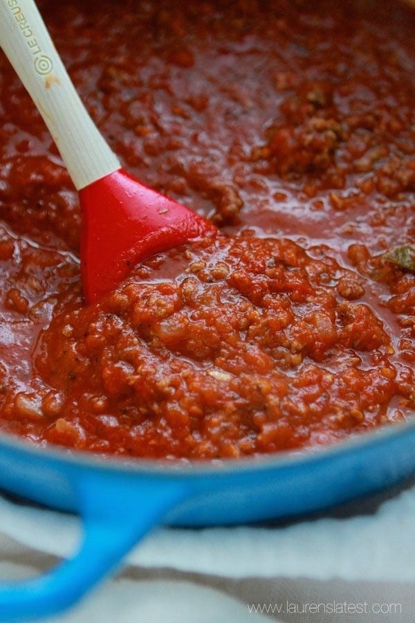 Roasted Tomato Bolognese Sauce