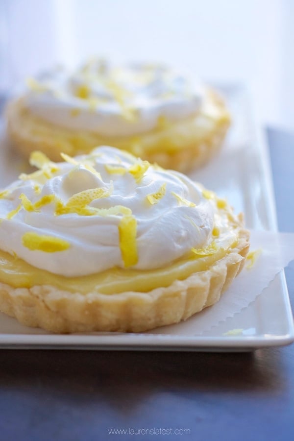 Lemon Sour Cream Tarts