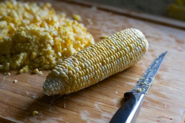 Cutting Corn off the Cob