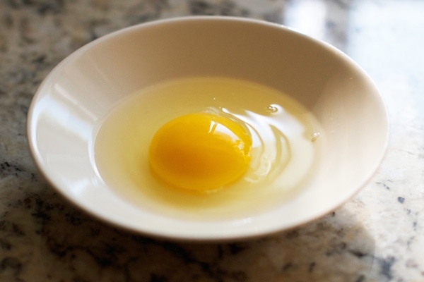 Egg in a bowl