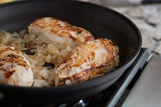 Chicken in a pan