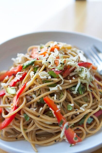 Sesame Noodle Salad Recipe - Lauren's Latest