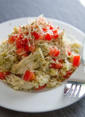 Pesto Chicken and Rice Casserole