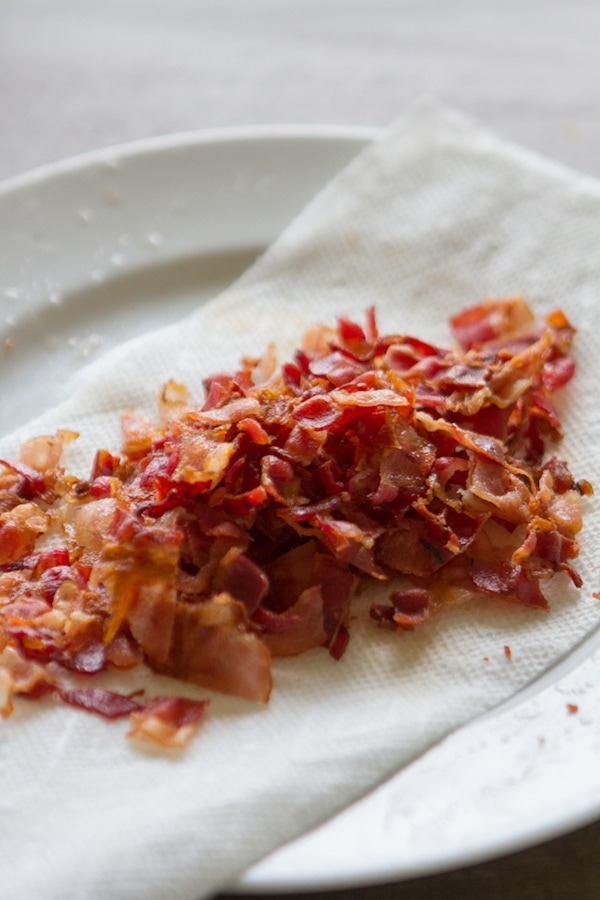 Chopped up bacon