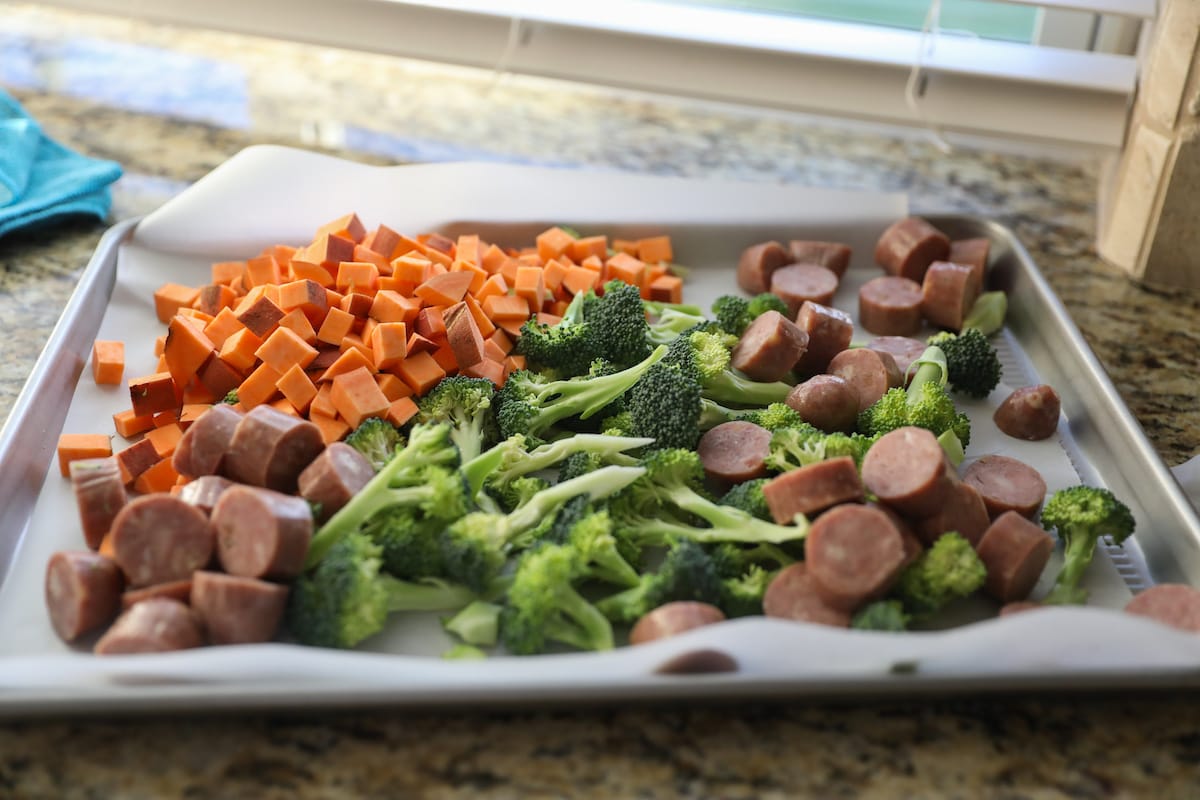 Baked Sausage & Potato Sheet Pan Dinner Recipe – Sheet Pan Recipe