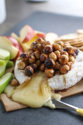 Baked Brie Recipe with Brown Sugar Hazelnuts