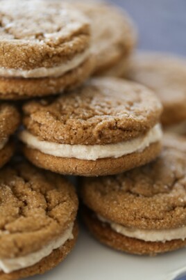 Soft & Chewy Gingerdoodle Sandwich Cookies