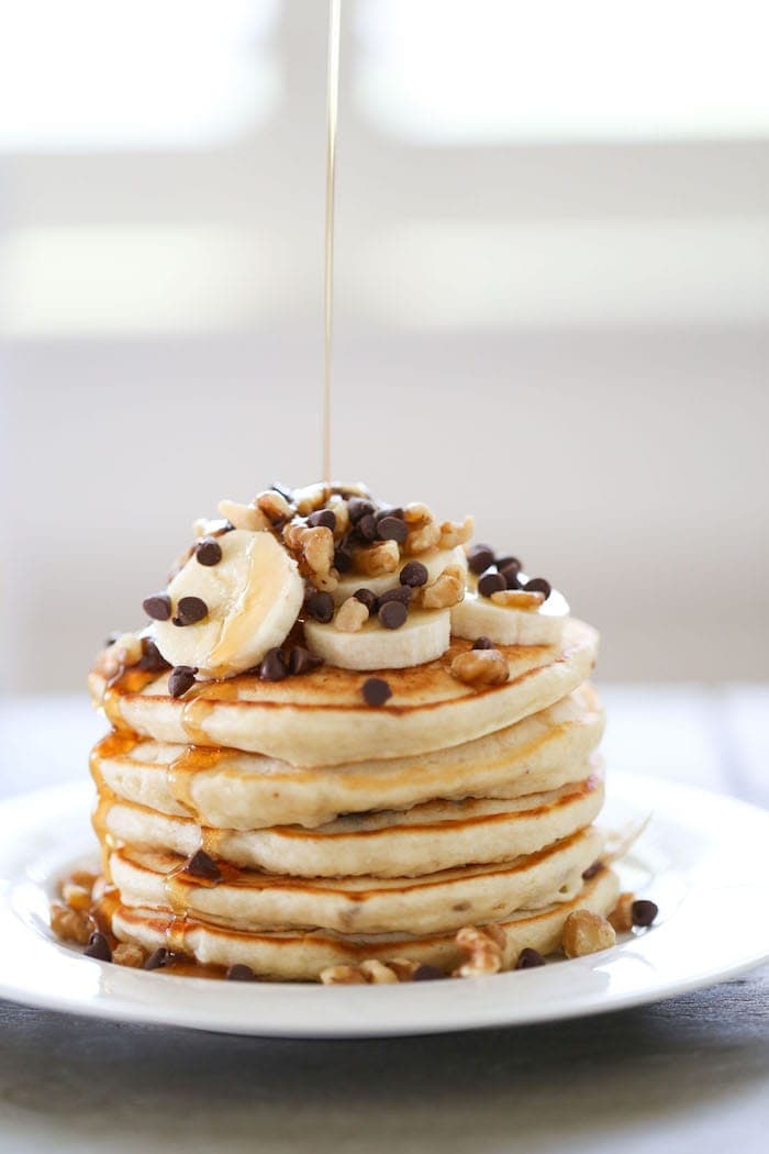 Cast Iron Chocolate Chip Pancake: Oven Pancake Recipe