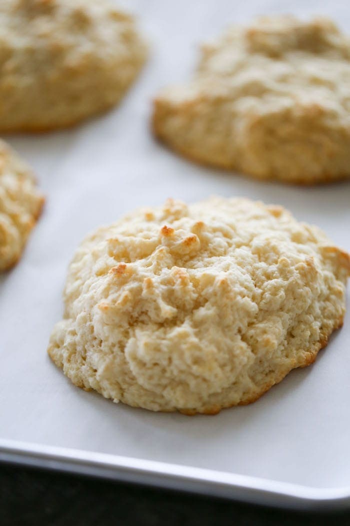 Drop Biscuits on baking pan