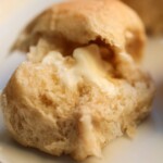 Whole Wheat Freezer Rolls with butter