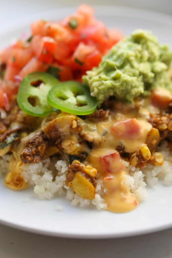 Low Carb Burrito Bowl Recipe - Lauren's Latest