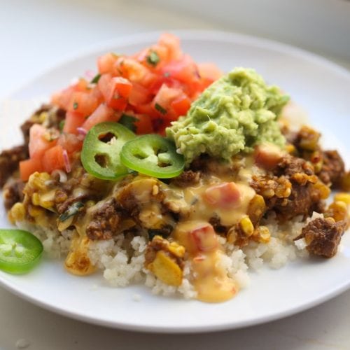 Healthy Low Carb Burrito Bowls - Kirbie's Cravings