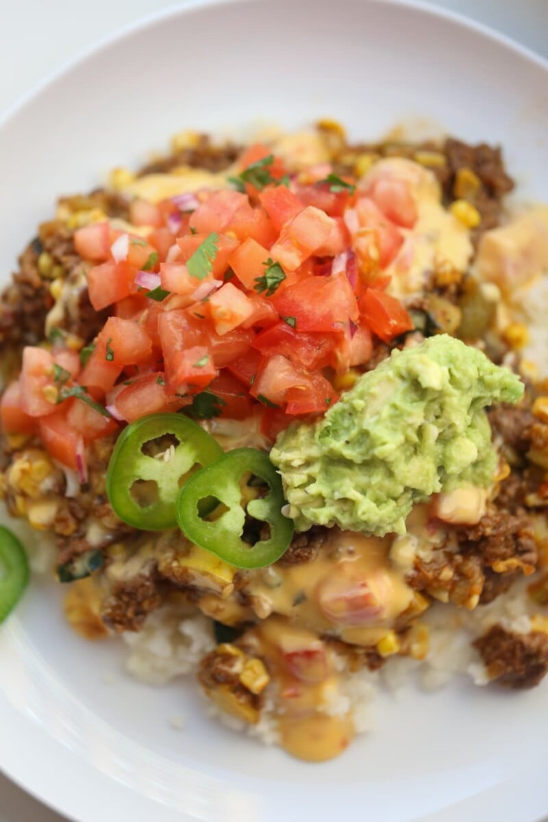 Low Carb Burrito Bowl Recipe - Lauren's Latest