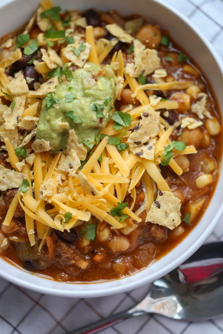 Taco Soup Recipe (Healthy & Hearty) - Lauren's Latest