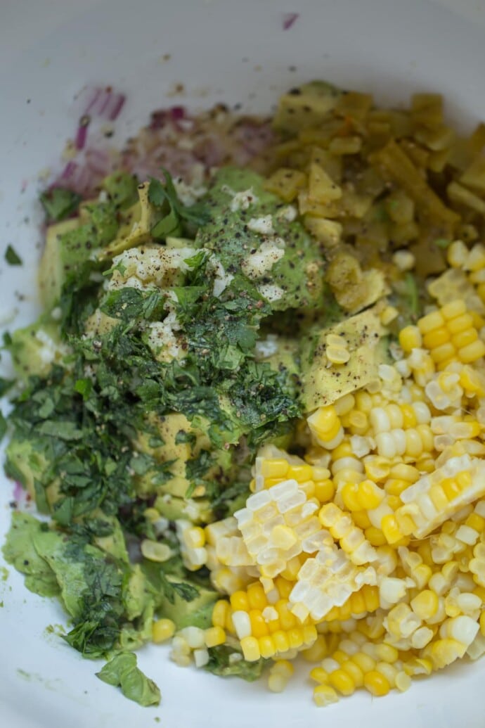 Mexican Street Corn Guacamole - Lauren's Latest