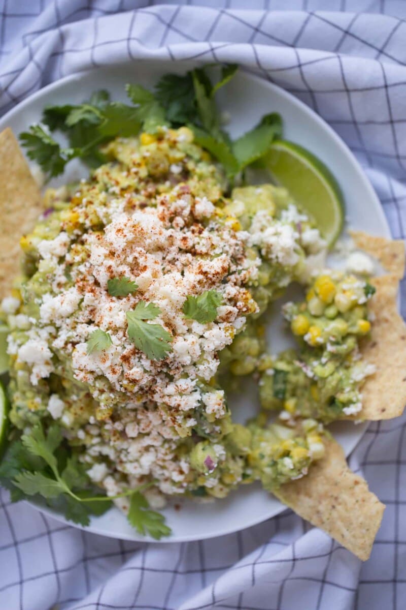 Mexican Street Corn Guacamole - Lauren's Latest