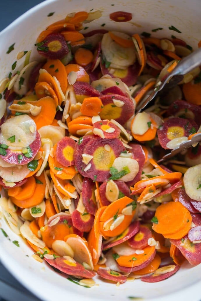 Colorful Carrot Salad Recipe - Lauren's Latest