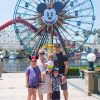 Brennan family at Disneyland