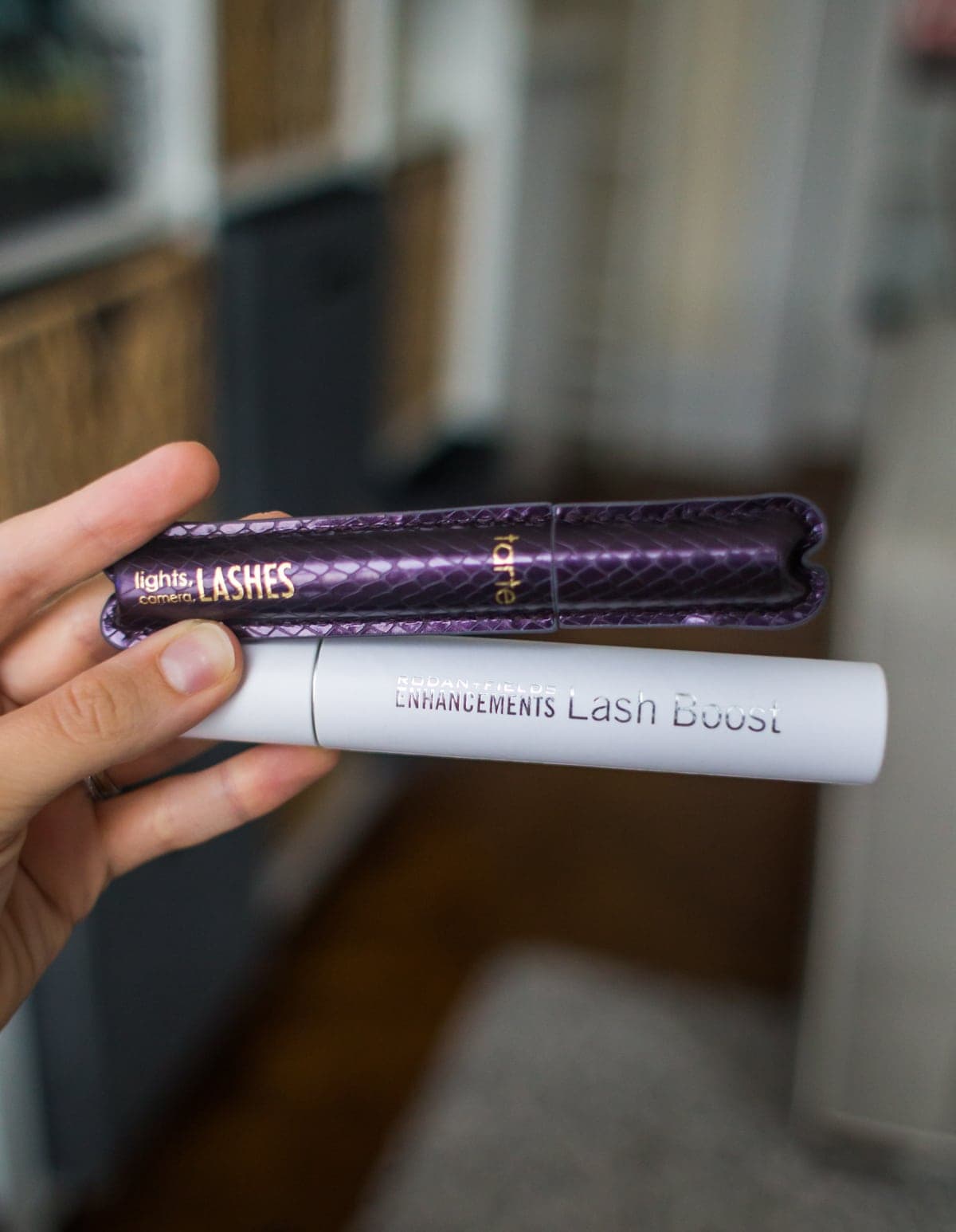 Two different mascaras