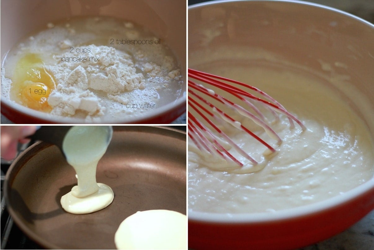 Making Pancakes with Mix